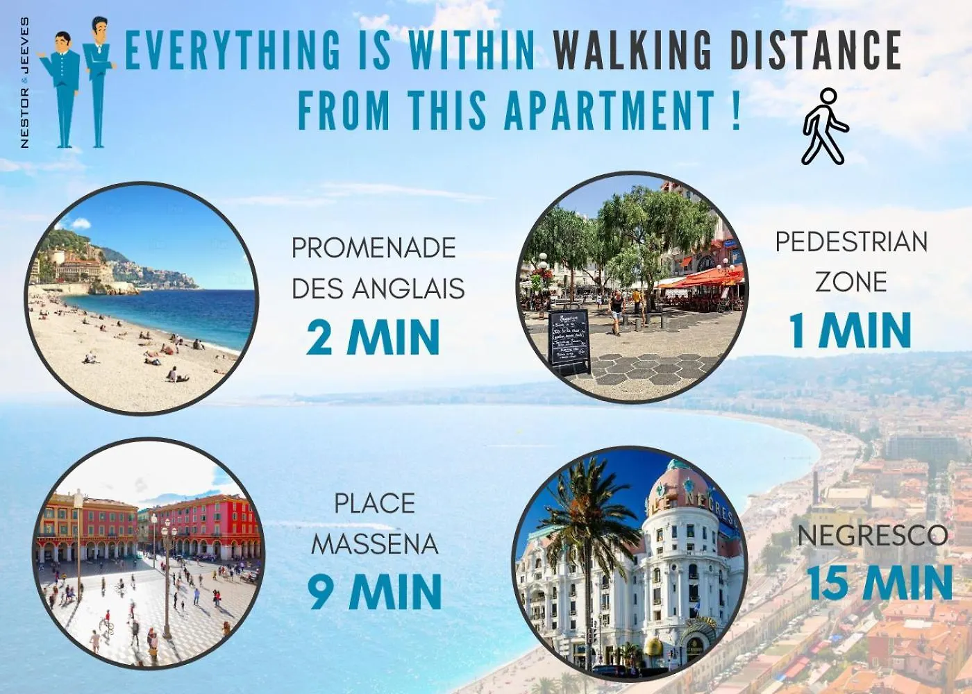 Nestor&Jeeves - Escapade - Central - Near Beach Nice 0*,  France